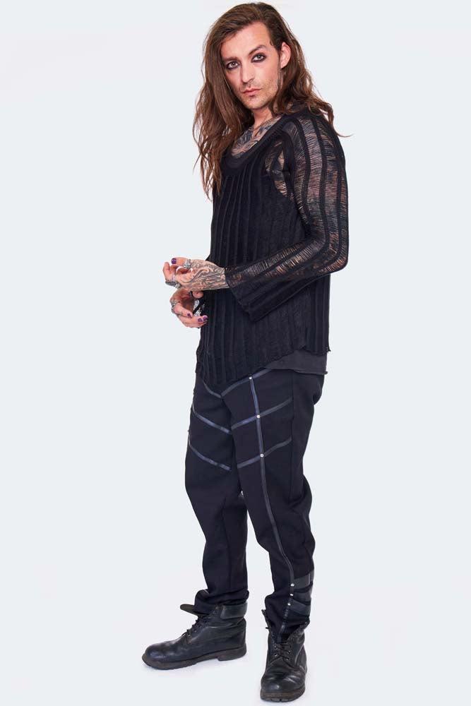 Loose Knit Striped Jumper