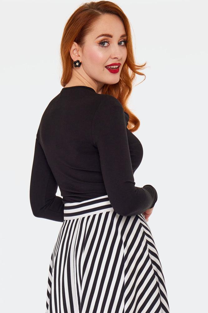 Criss Cross Long Sleeves Top