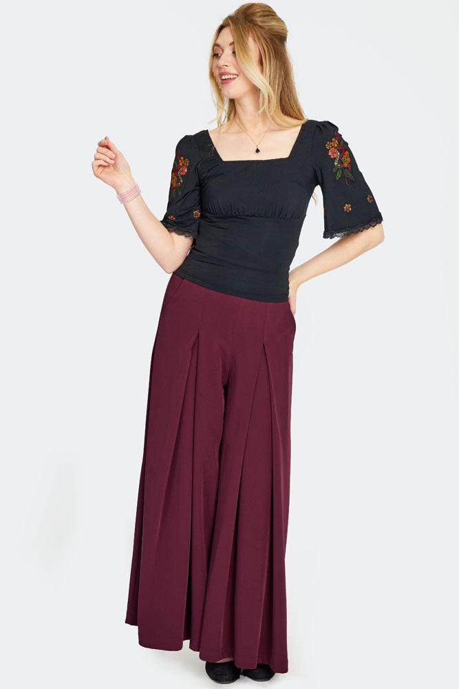 Floral Embroidered Top