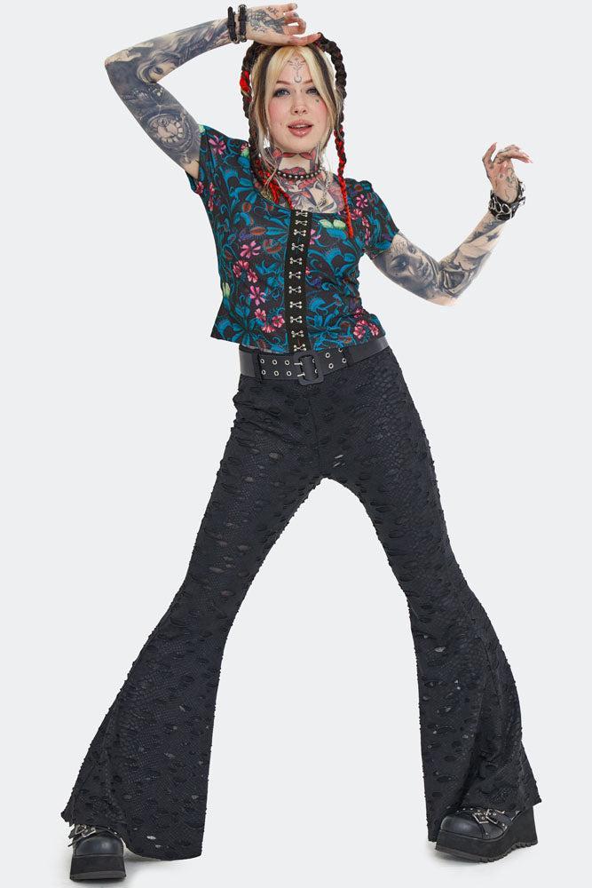 Venus Flytrap Print Top