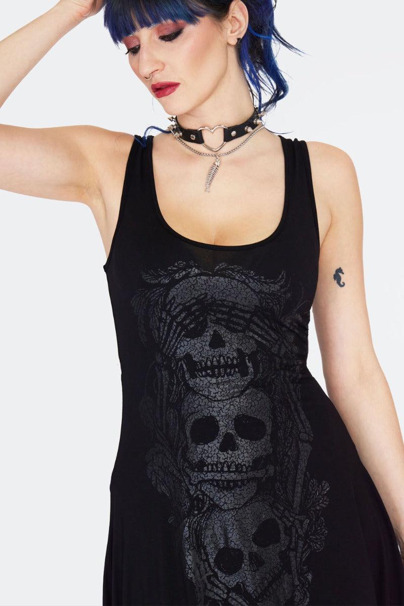 No Evil Tie Back Tunic Top