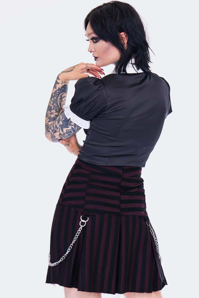 Spider Web Collar Blouse