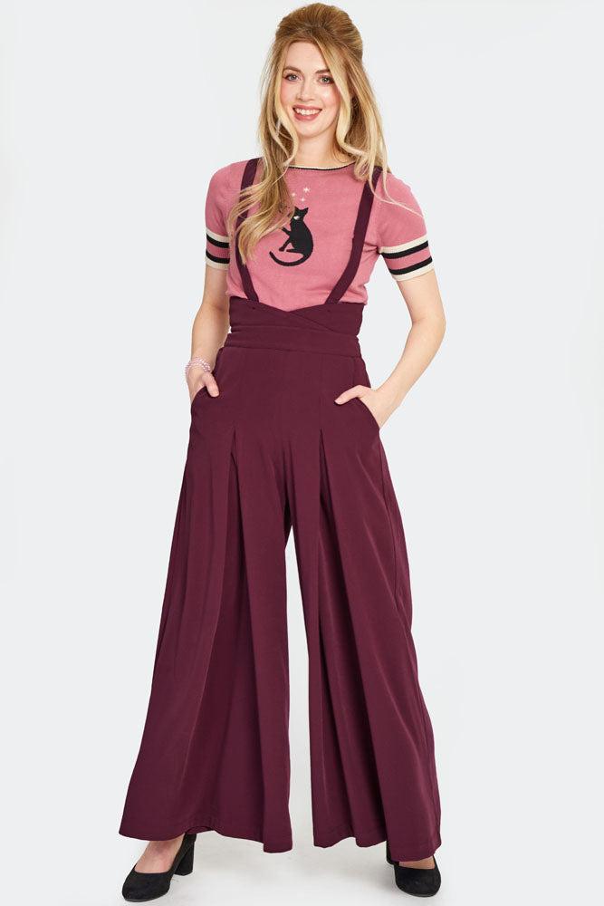 40s Wide Leg Trousers