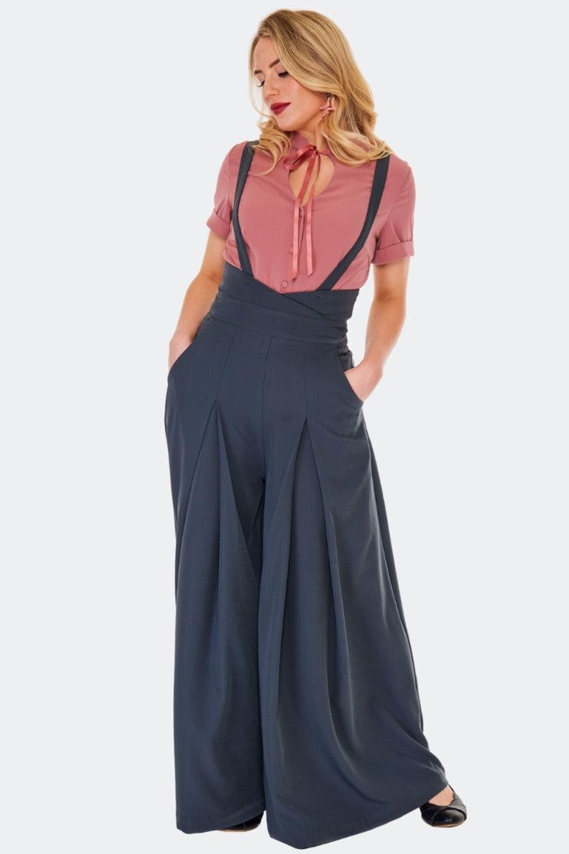 40s Wide Leg Trousers