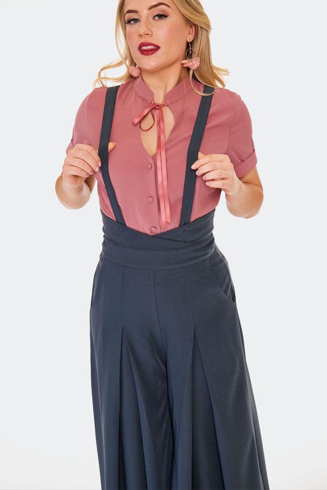 40s Wide Leg Trousers