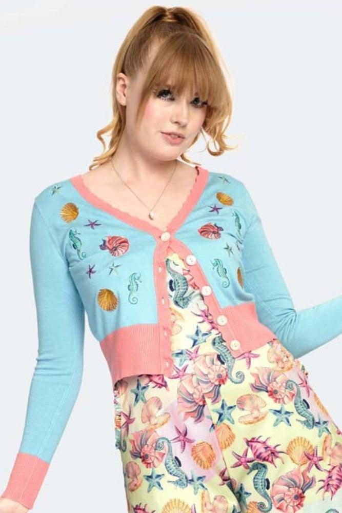 Under The Sea Embroidered Cardigan