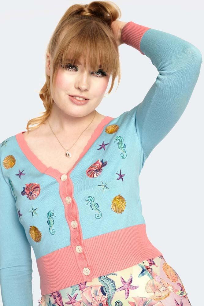 Under The Sea Embroidered Cardigan