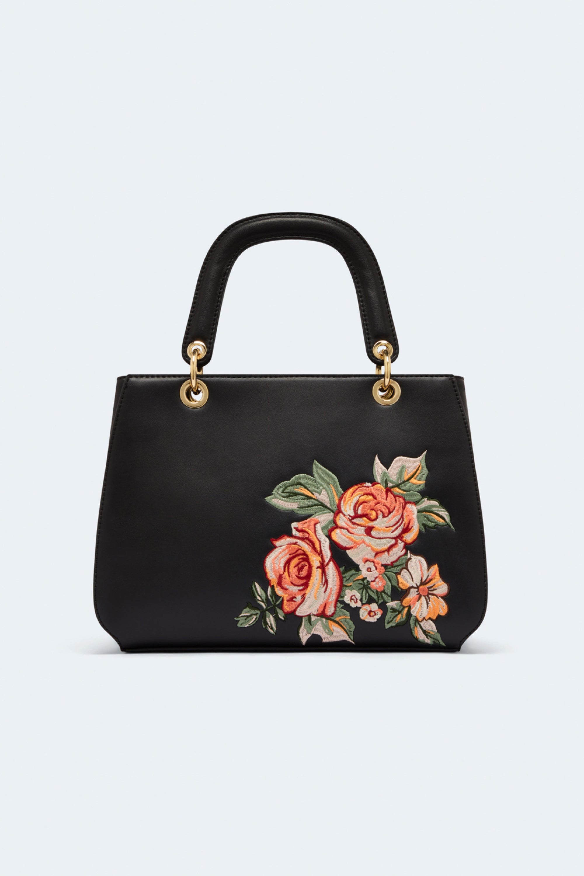 Vintage Floral Embroidered Day Bag