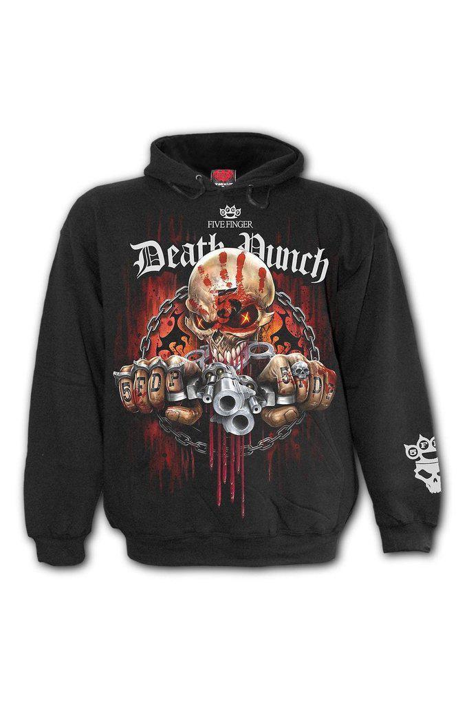 5FDP - Assassin - Hoody Black-Spiral-Dark Fashion Clothing