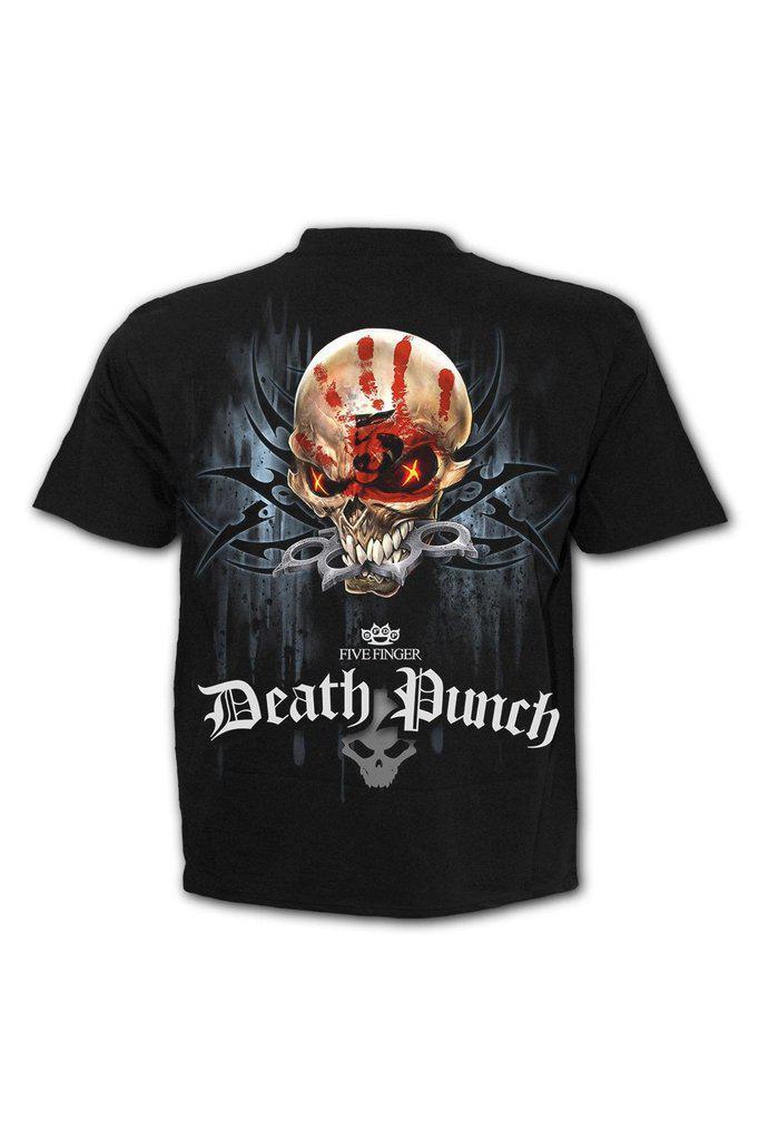 5FDP - Game Over - T-Shirt Black-Spiral-Dark Fashion Clothing