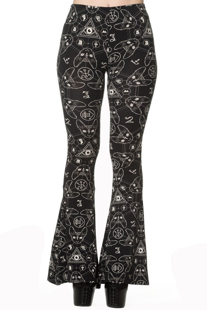 9 Lives Leggings-Banned-Dark Fashion Clothing