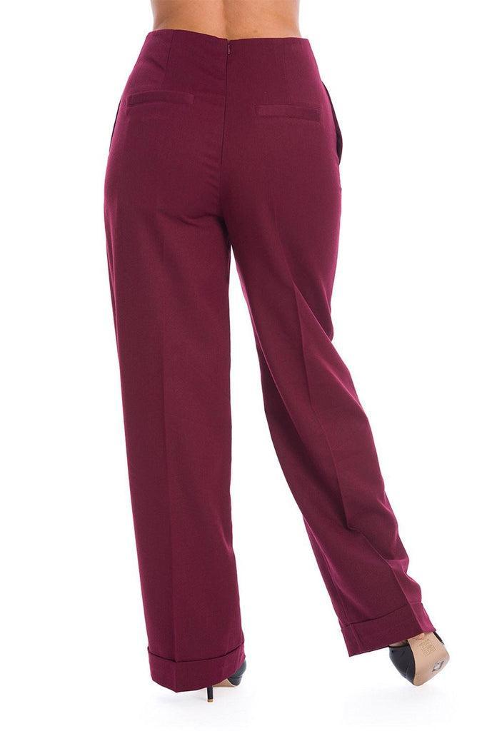 Adventures Ahead Button Trouser-Banned-Dark Fashion Clothing