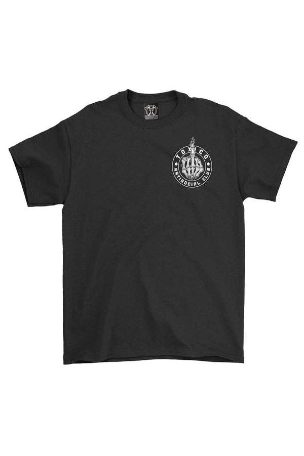 Anti Social Alienation Tee by Toxico - Dark Fashion Clothing