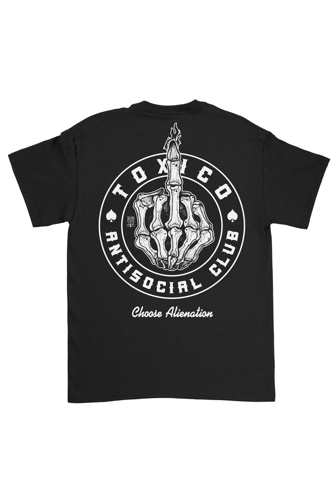Anti Social Alienation Tee-Toxico-Dark Fashion Clothing