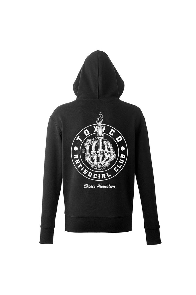 Anti Social Alienation Ziphood-Toxico-Dark Fashion Clothing