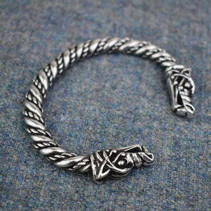 Asgard Large Wolf Bracelet #1-Asgard-Dark Fashion Clothing