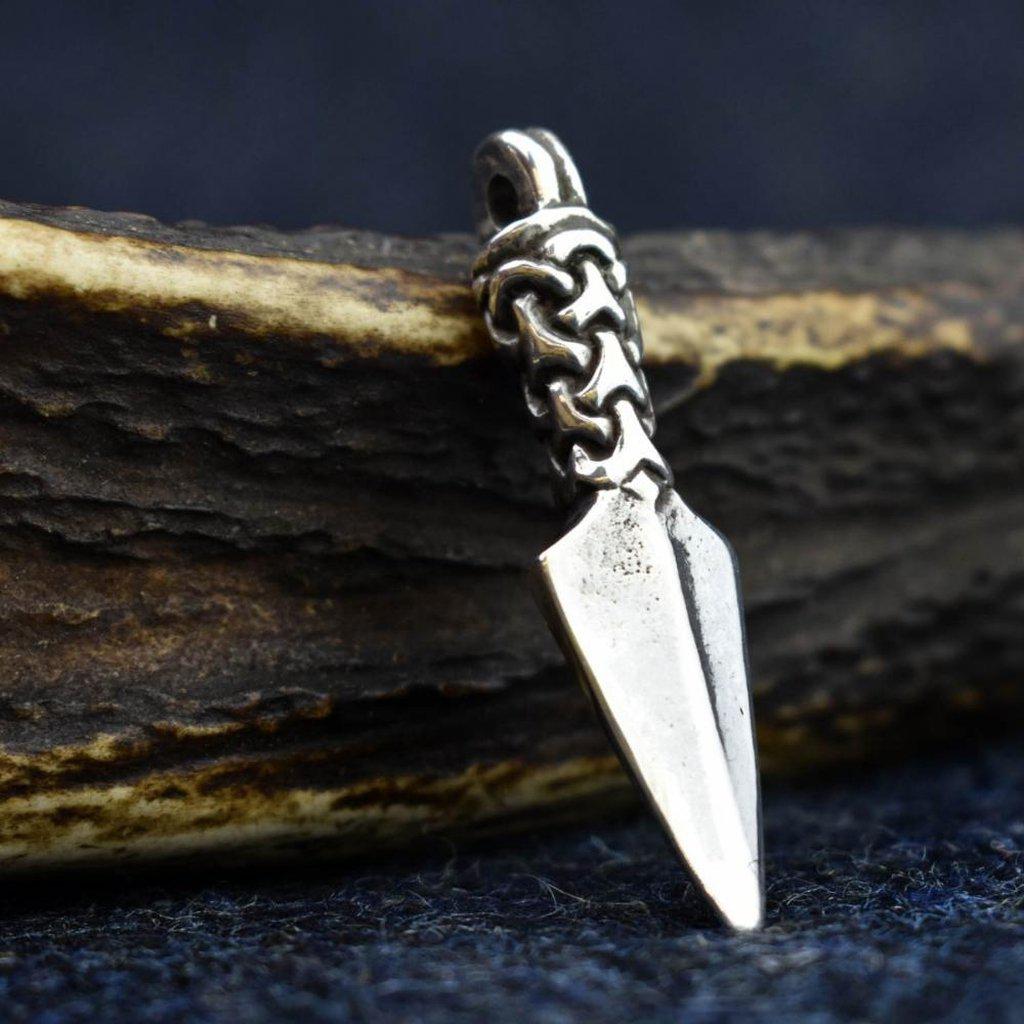 Asgard Manx Gungnir Pendant – Pewter or Silver-Asgard-Dark Fashion Clothing