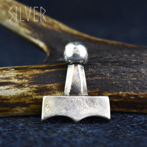 Asgard Mjolnir Pendant – Pewter or Silver-Asgard-Dark Fashion Clothing