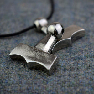 Asgard Mjolnir Pendant – Pewter or Silver-Asgard-Dark Fashion Clothing