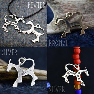 Asgard Novrogod Horse Pendant - Pewter or Silver-Asgard-Dark Fashion Clothing