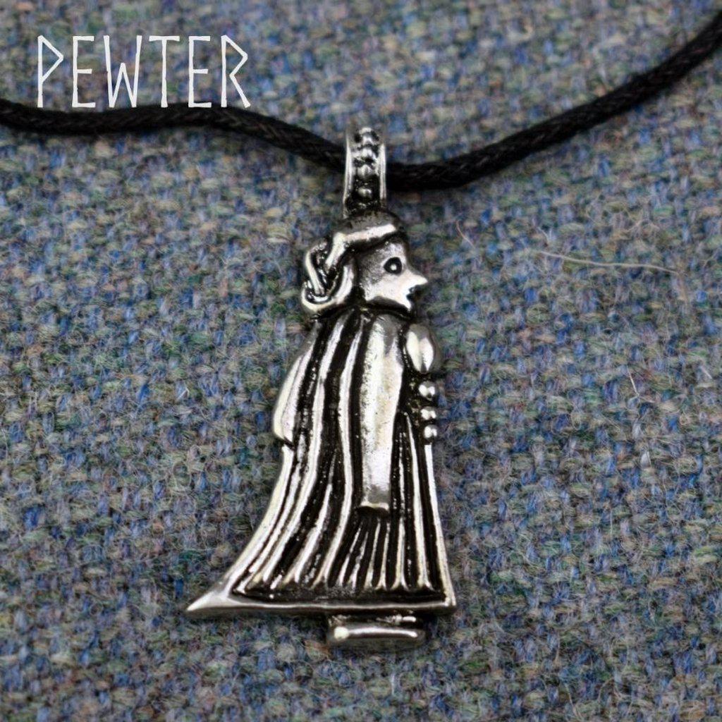 Asgard Valkyrie Pendant II – Pewter or Silver-Asgard-Dark Fashion Clothing