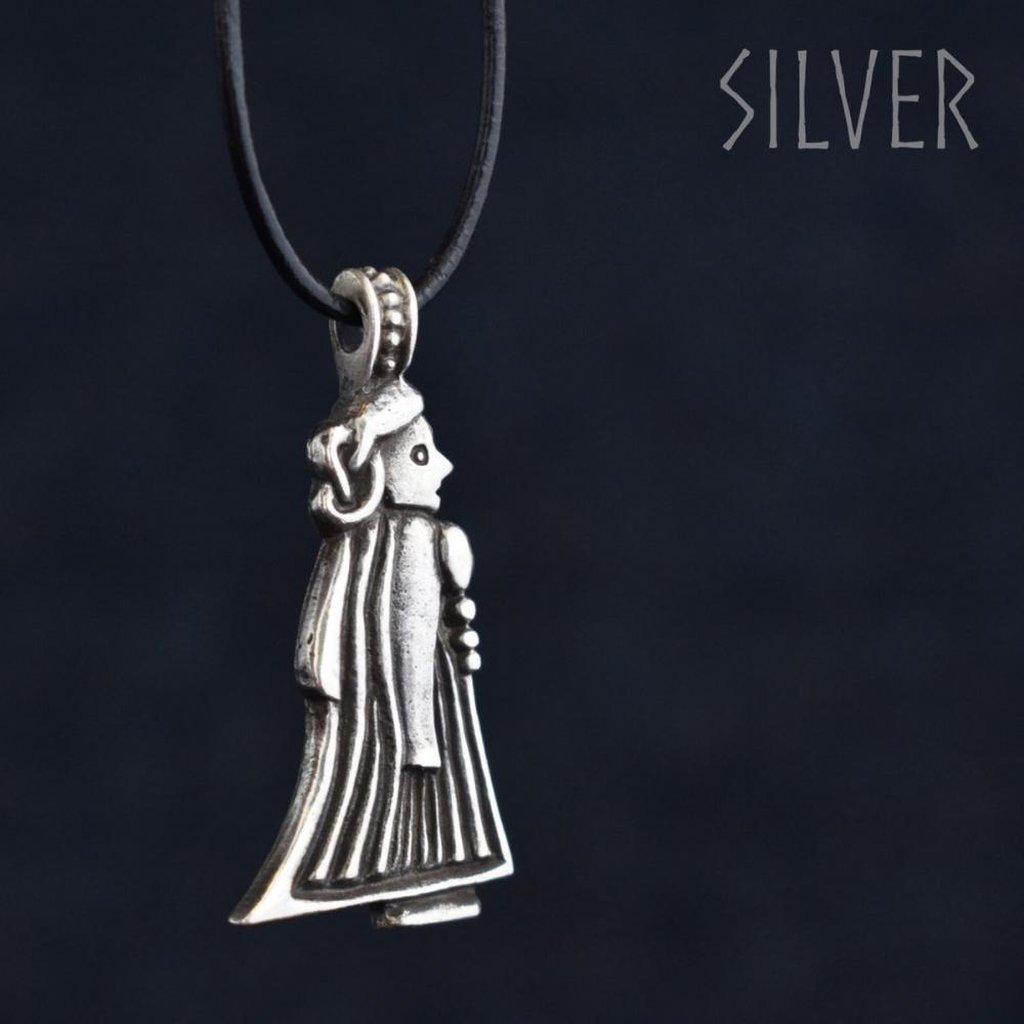 Asgard Valkyrie Pendant II – Pewter or Silver-Asgard-Dark Fashion Clothing