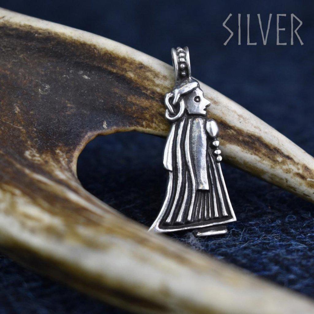 Asgard Valkyrie Pendant II – Pewter or Silver-Asgard-Dark Fashion Clothing