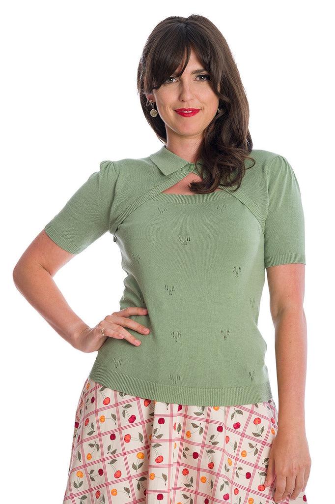 Beth Knit Top-Banned-Dark Fashion Clothing