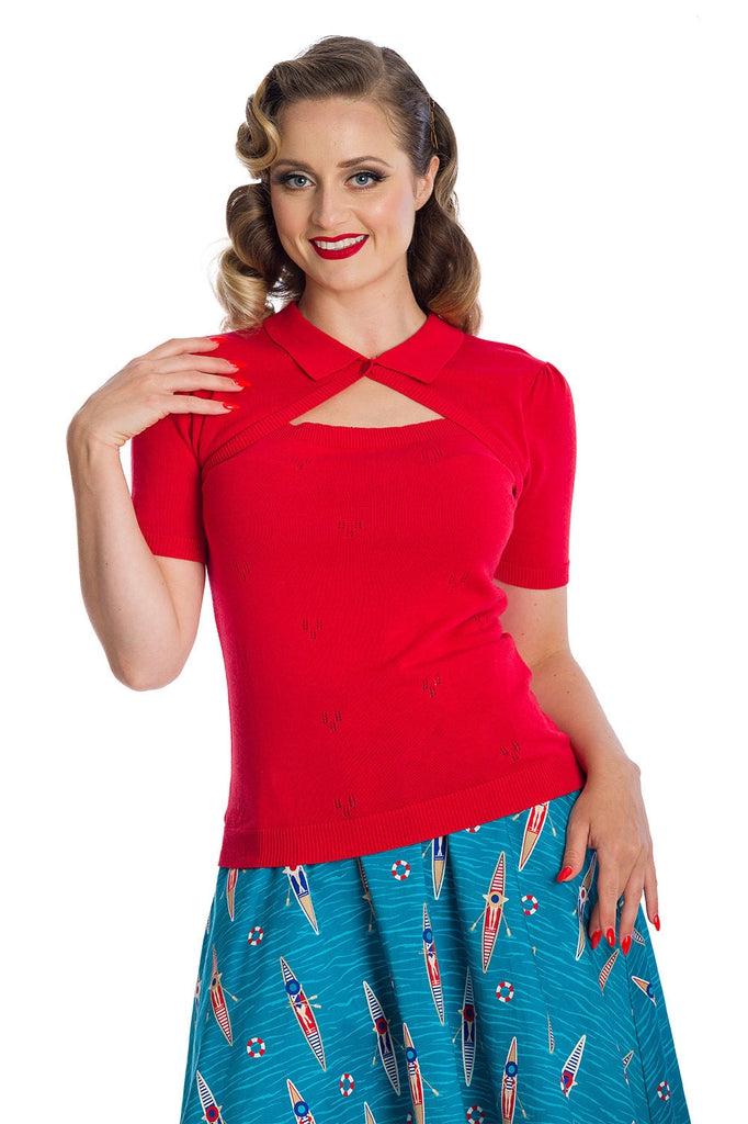 Beth Knit Top-Banned-Dark Fashion Clothing