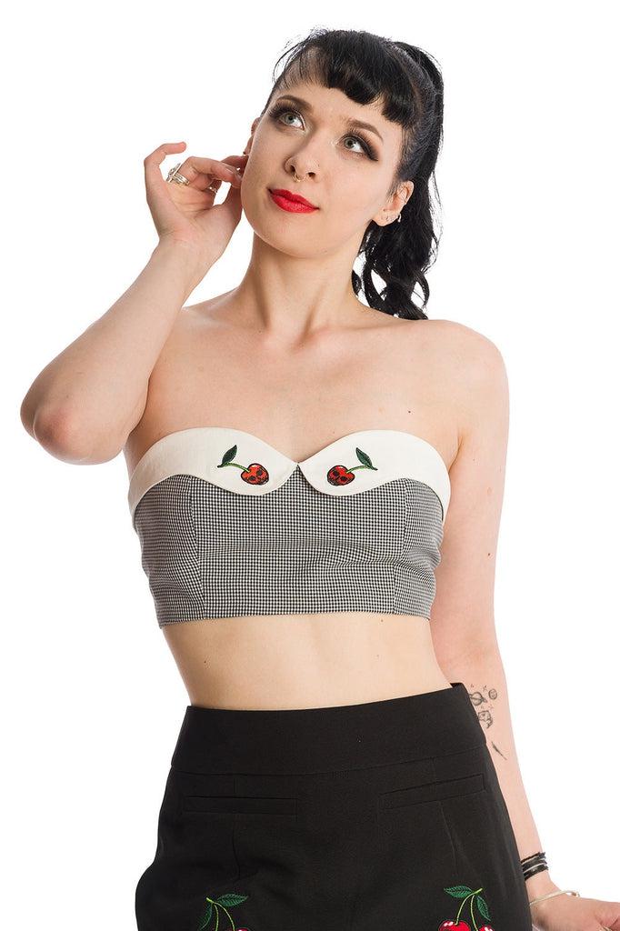 Bitter Sweet Cherry Top-Banned-Dark Fashion Clothing
