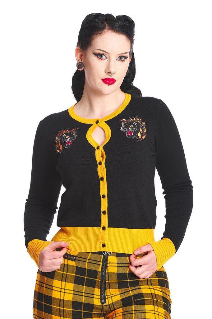 Black Panther Cardigan-Banned-Dark Fashion Clothing