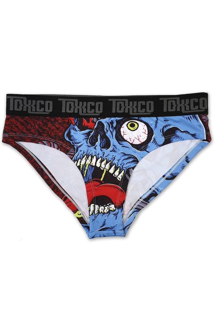 Blood Skull Briefs-Toxico-Dark Fashion Clothing