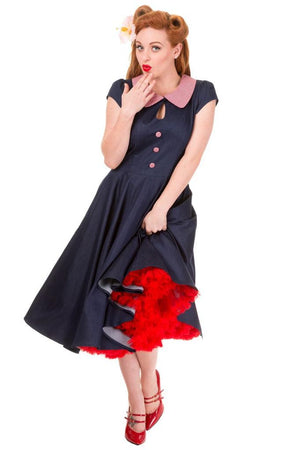 Blueberry Hill Dress-Banned-Dark Fashion Clothing