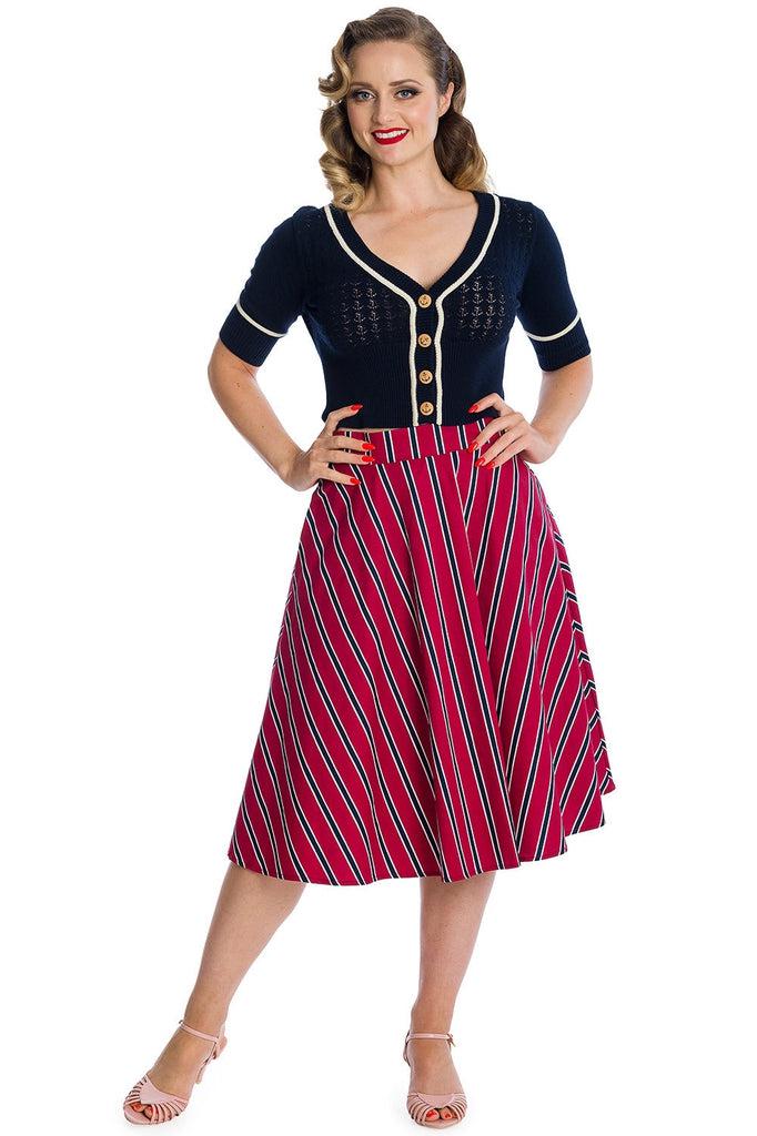 Boat Club Cardigan-Banned-Dark Fashion Clothing