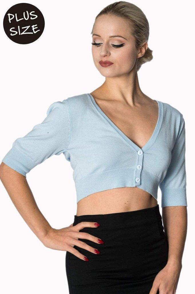 Bobby Basic Plus Size Cardigan-Banned-Dark Fashion Clothing