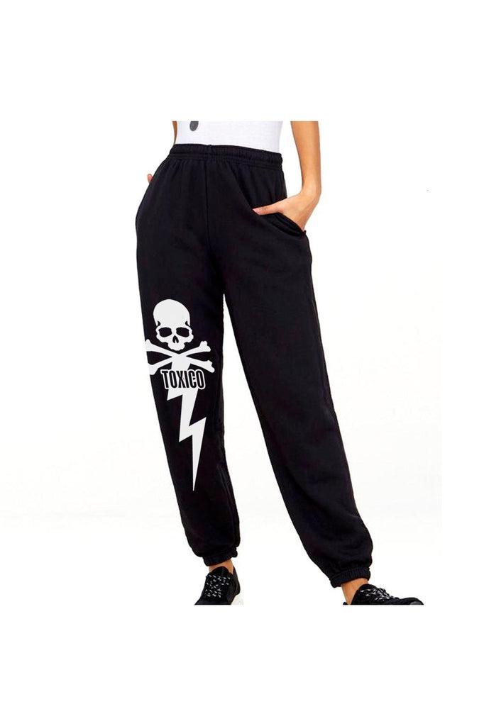 Bolt Sweatpants - Unisex-Toxico-Dark Fashion Clothing