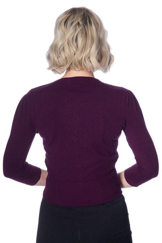 Cat Scallop Collar Cardi-Banned-Dark Fashion Clothing