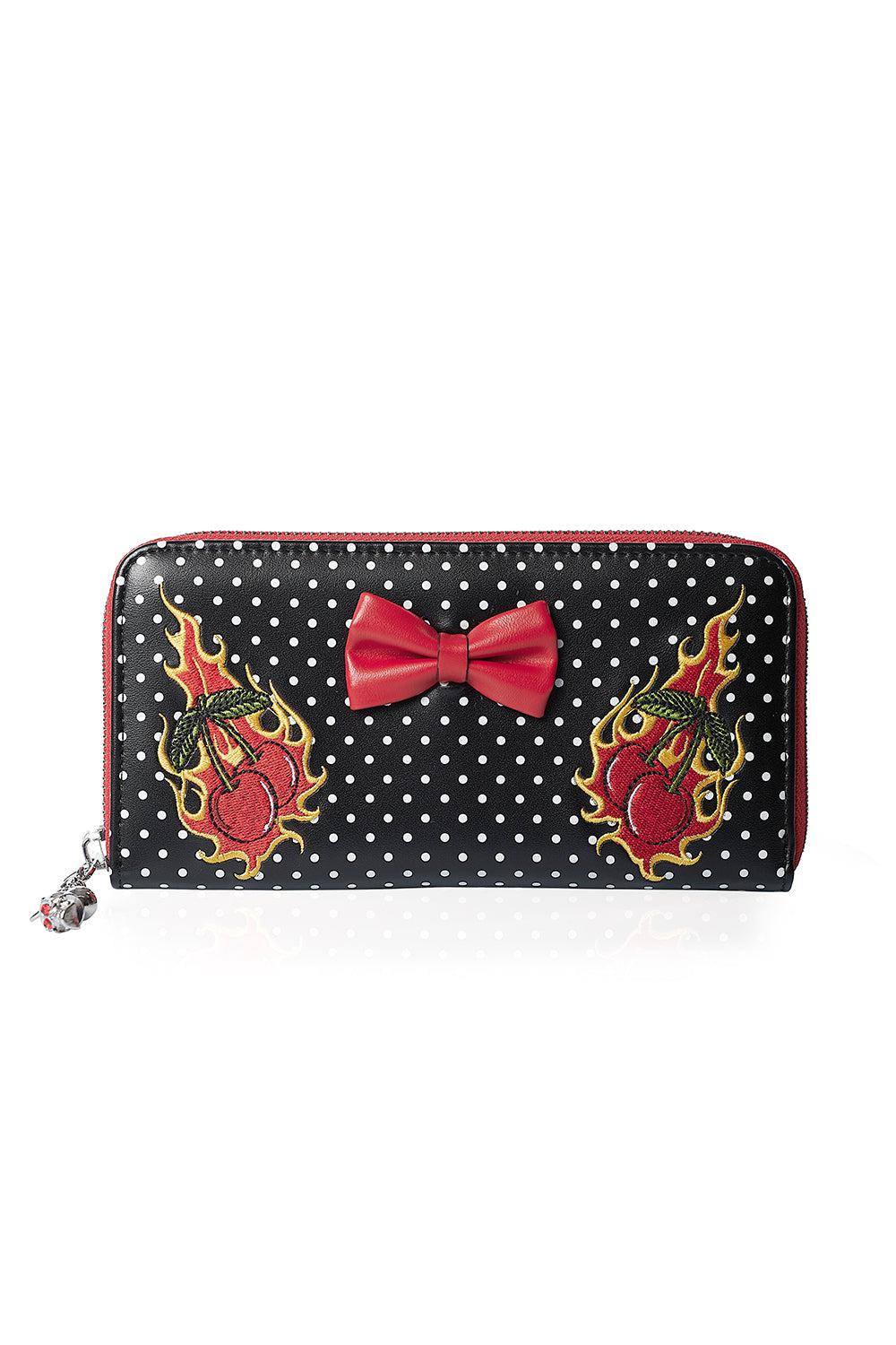 Cherry Blaze Wallet-Banned-Dark Fashion Clothing