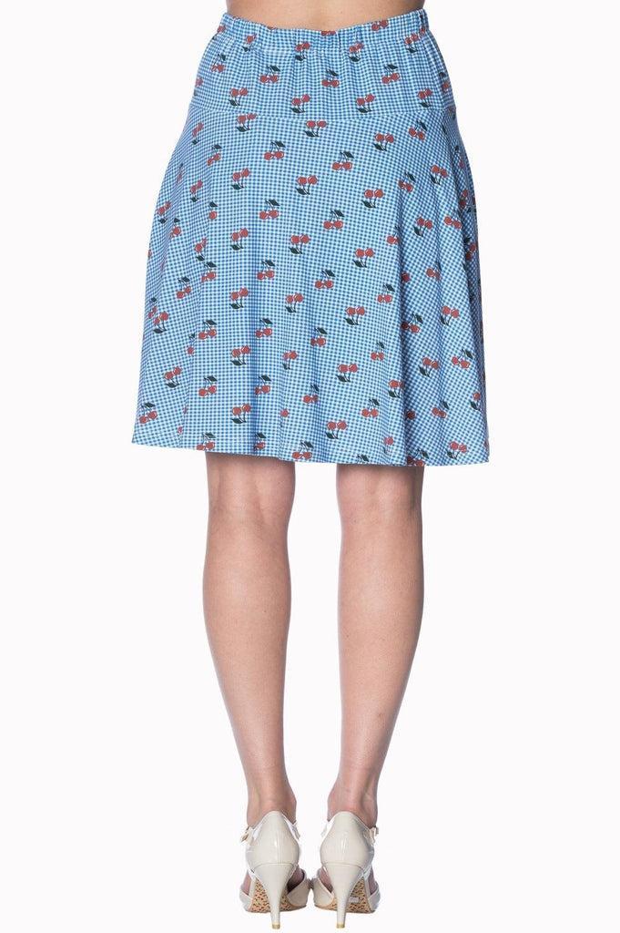 Cherry Love Skirt-Banned-Dark Fashion Clothing