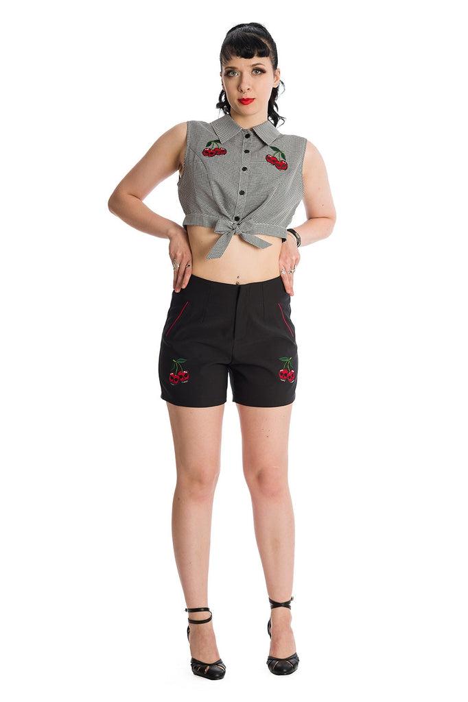 Cherry Up Shirt-Banned-Dark Fashion Clothing