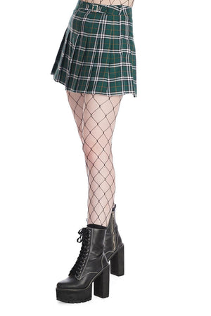 Chicks With Kiks Skirt-Banned-Dark Fashion Clothing