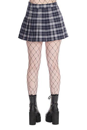 Chicks With Kiks Skirt-Banned-Dark Fashion Clothing