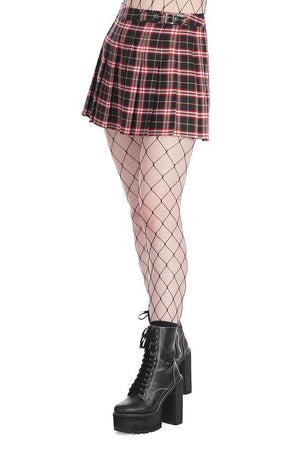 Chicks With Kiks Skirt-Banned-Dark Fashion Clothing