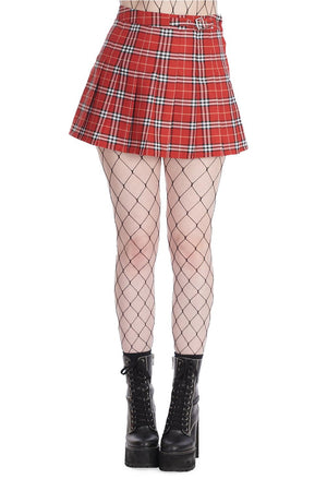 Chicks With Kiks Skirt-Banned-Dark Fashion Clothing