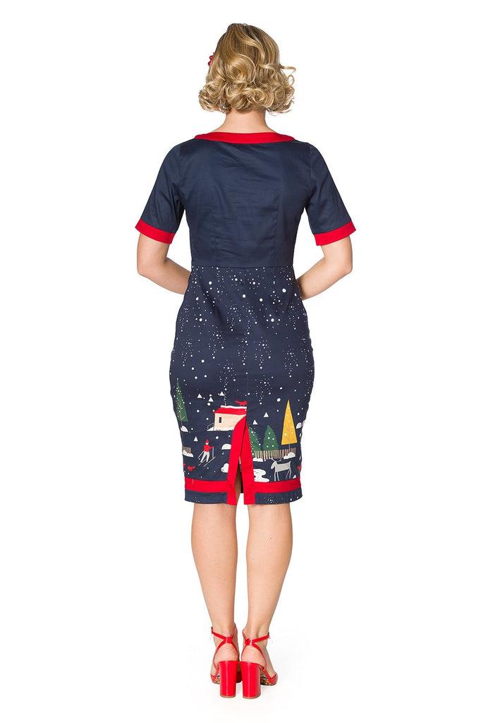Banned Christmas Town Pencil Dress