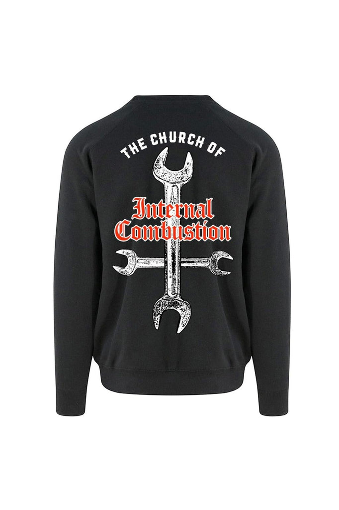 Church Spanners Crewneck-Toxico-Dark Fashion Clothing