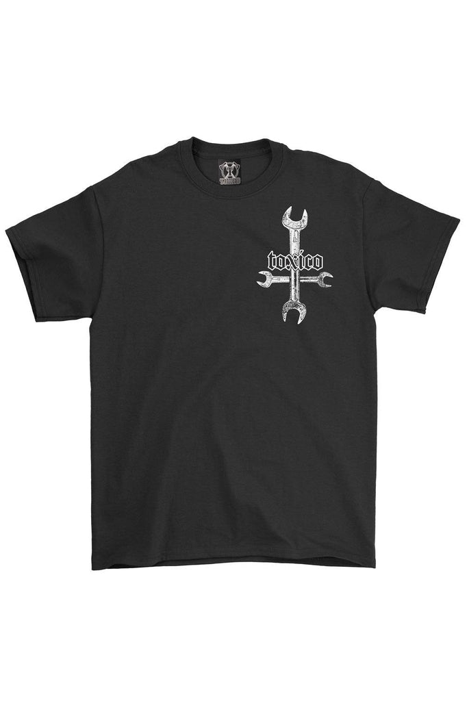 Church Spanners Tee-Toxico-Dark Fashion Clothing