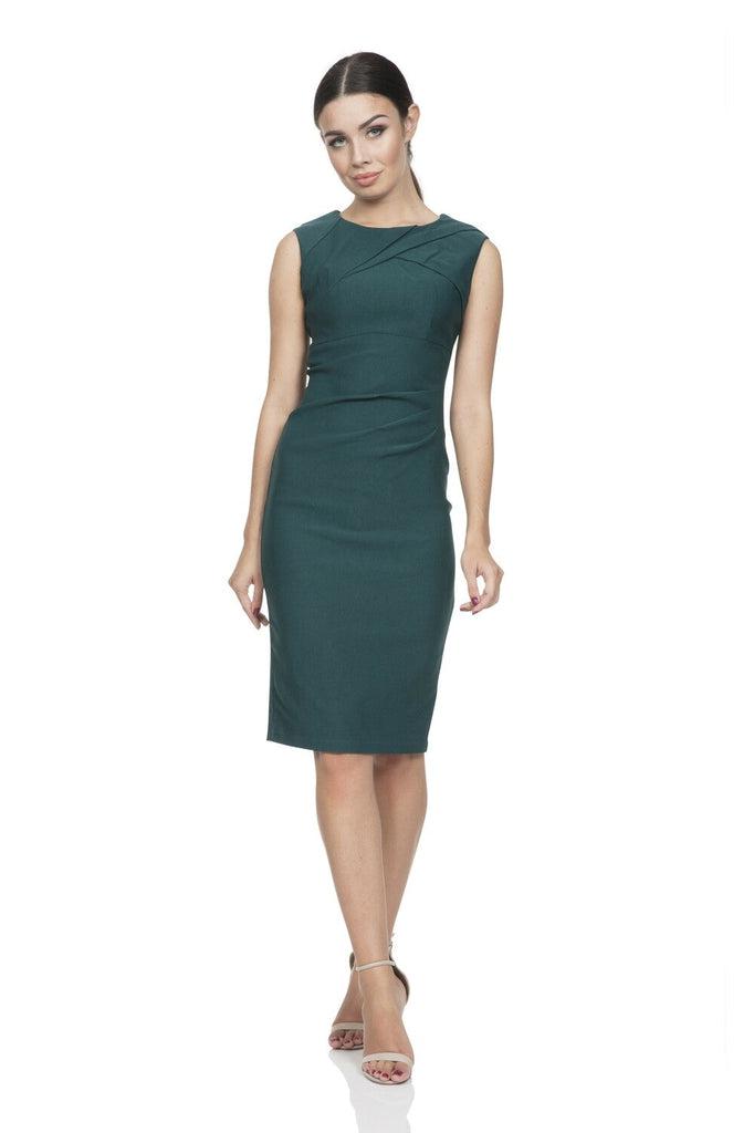 Claudette Wiggle Dress-Voodoo Vixen-Dark Fashion Clothing