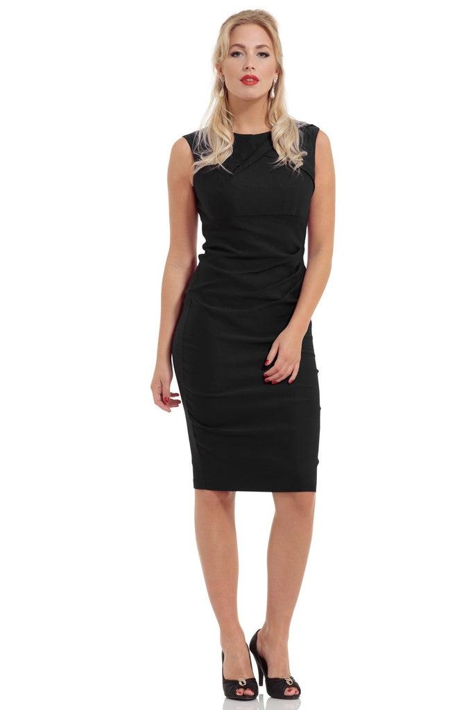 Claudette Wiggle Dress-Voodoo Vixen-Dark Fashion Clothing