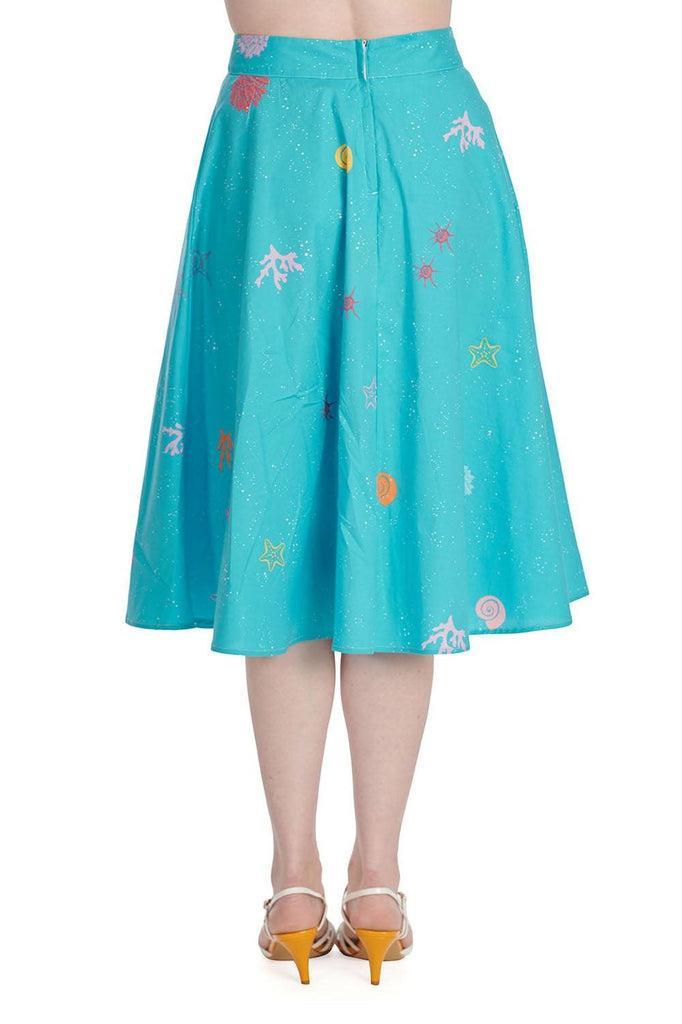 Coral Queen Skirt-Banned-Dark Fashion Clothing